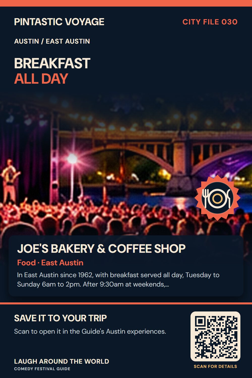 Pin: Joe's Bakery & Coffee Shop, food in East Austin, Austin