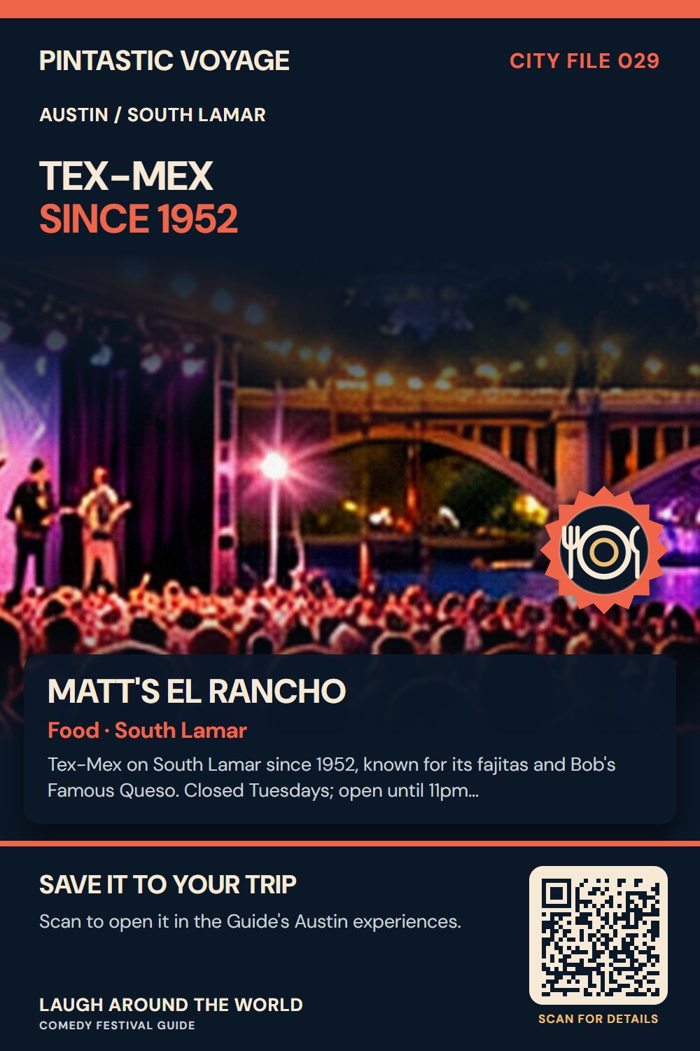 Pin: Matt's El Rancho, food in South Lamar, Austin
