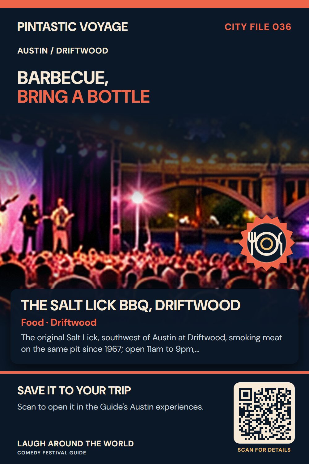Pin: The Salt Lick BBQ, Driftwood, food in Driftwood, Austin