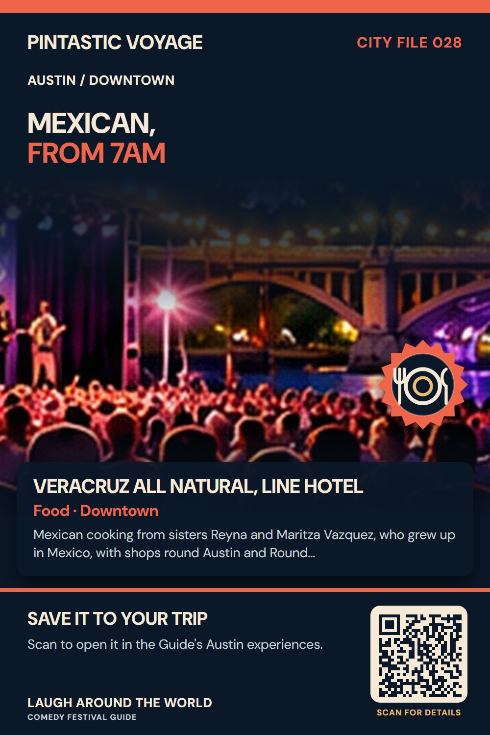 Pin: Veracruz All Natural, Line Hotel, food in Downtown, Austin
