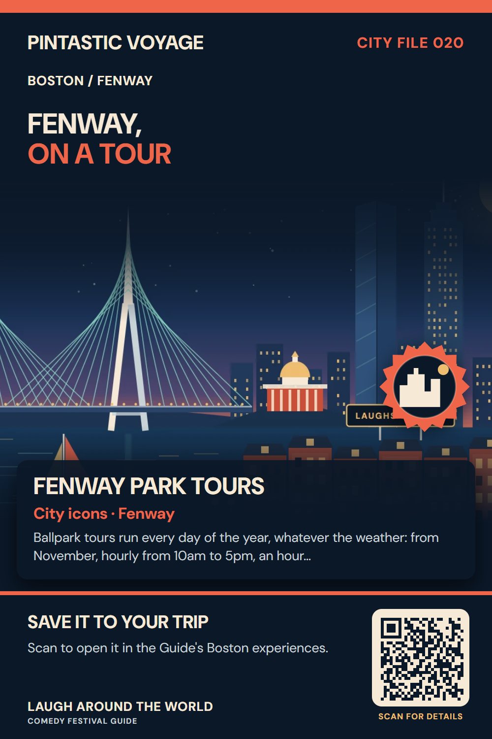 Pin: Fenway Park tours, city icons in Fenway, Boston