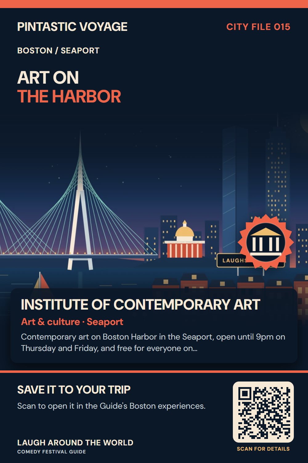 Pin: Institute of Contemporary Art, art & culture in Seaport, Boston
