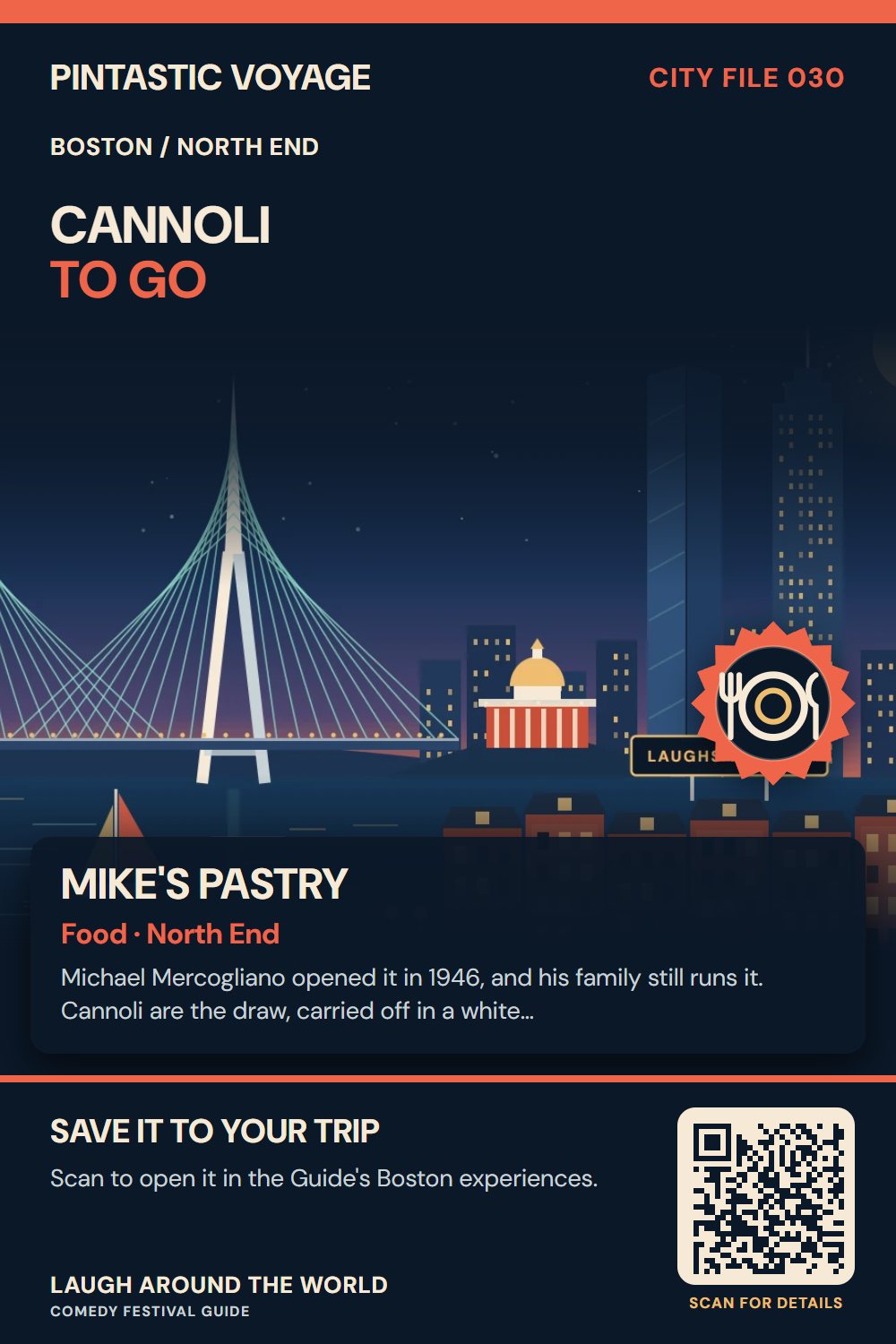 Pin: Mike's Pastry, food in North End, Boston