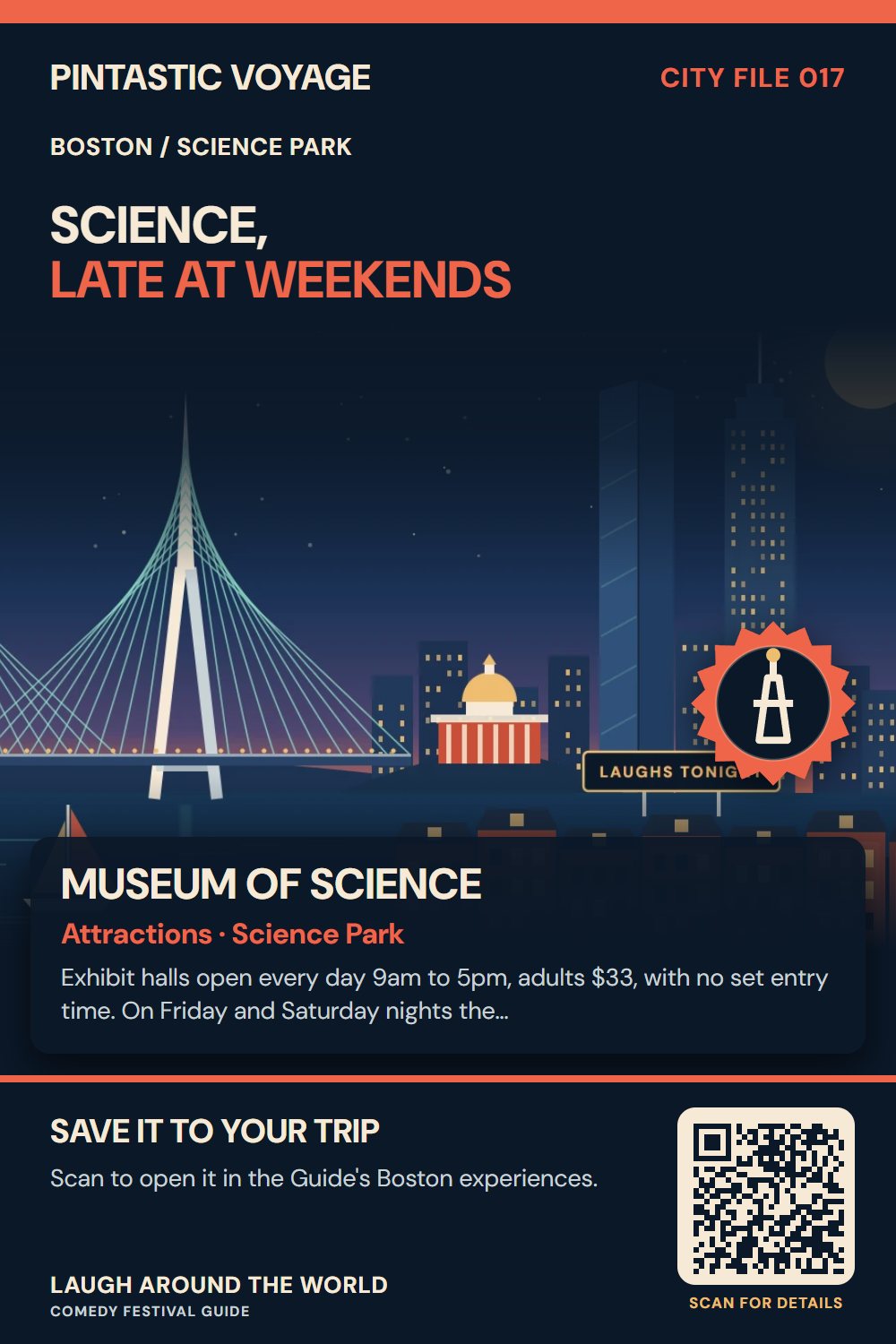 Pin: Museum of Science, attractions in Science Park, Boston