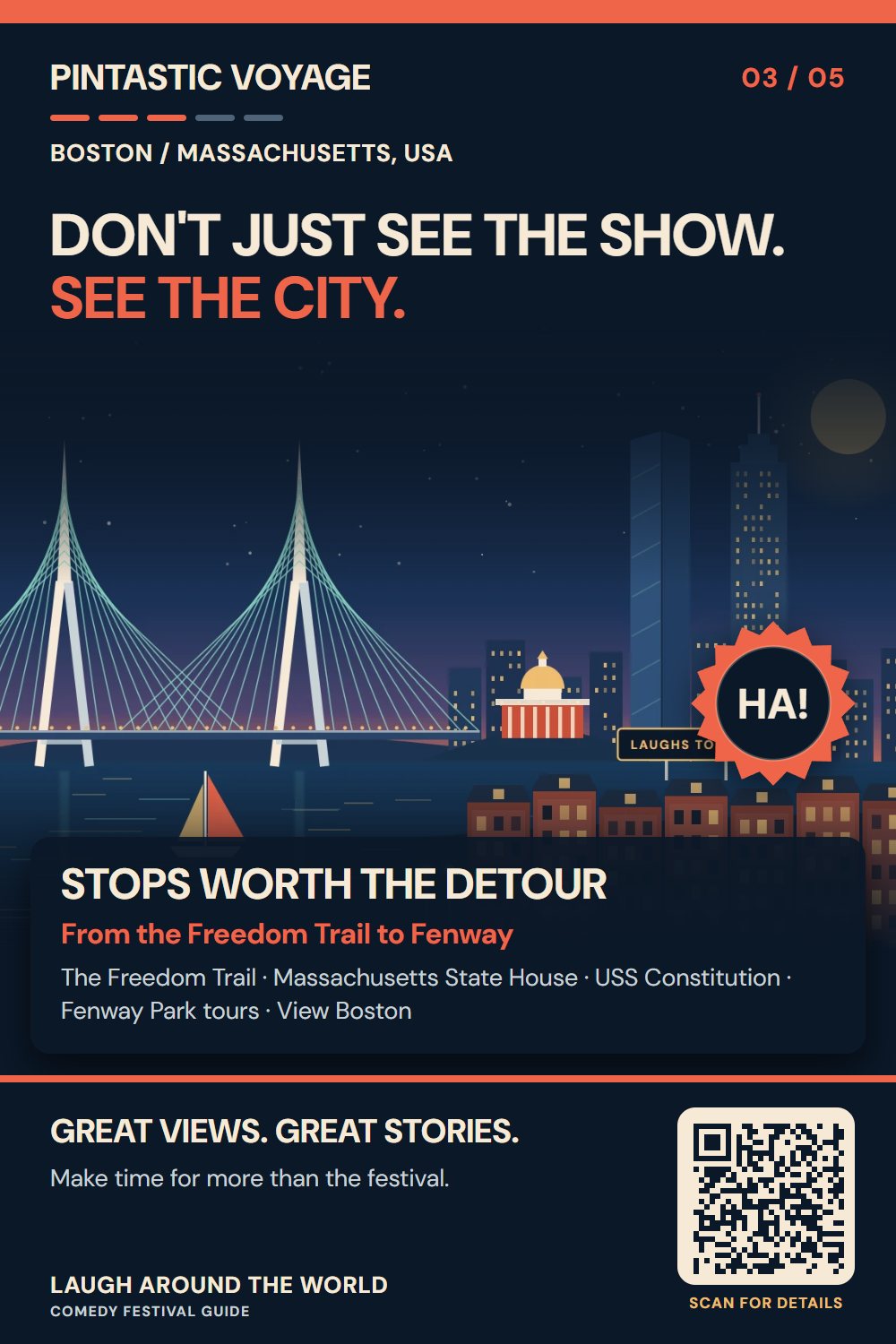 Pin 3 of 5: Don't just see the show. See the city.