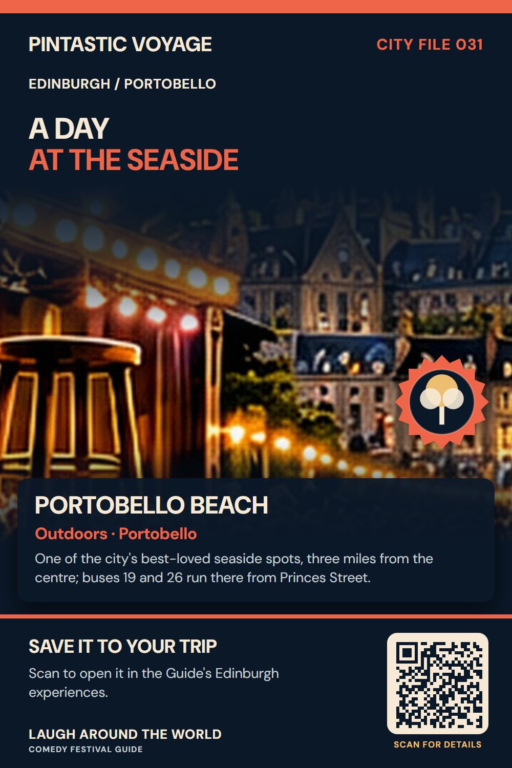 Pin: Portobello Beach, outdoors in Portobello, Edinburgh