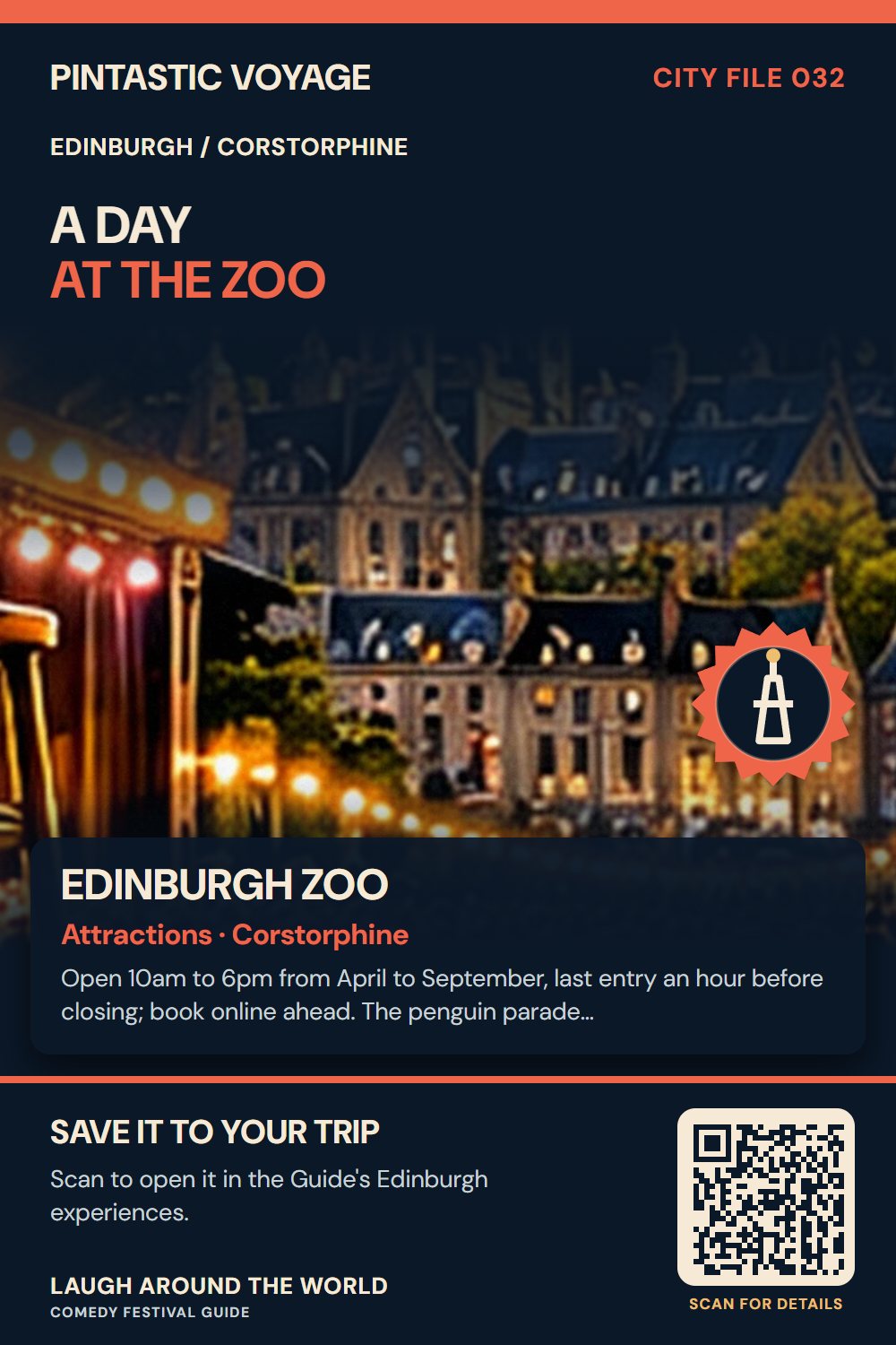Pin: Edinburgh Zoo, attractions in Corstorphine, Edinburgh