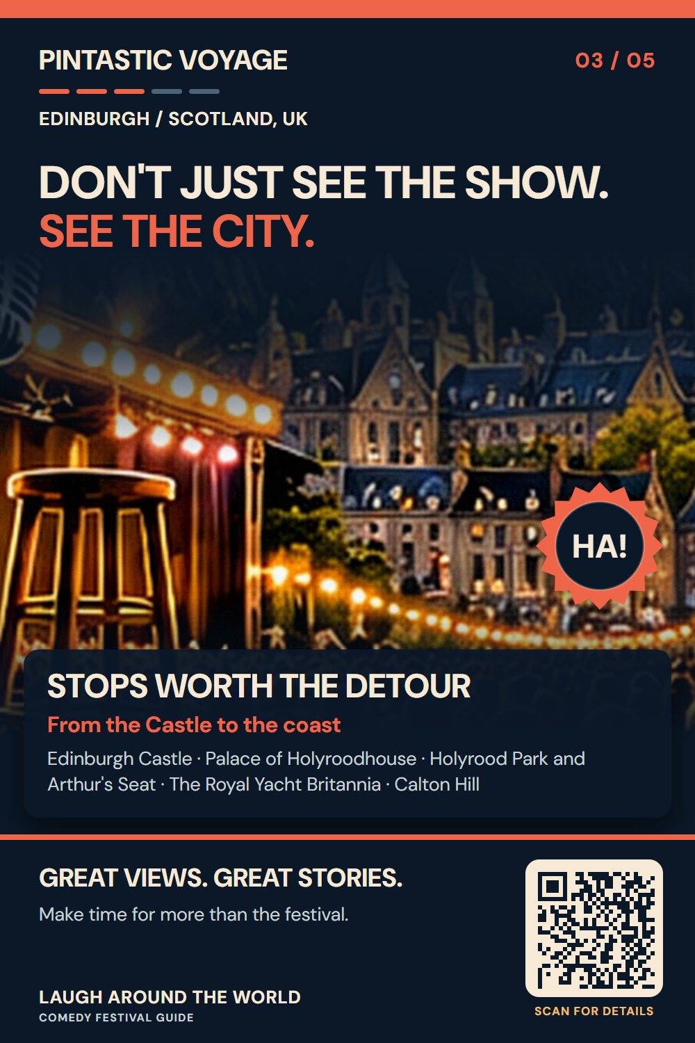 Pin 3 of 5: Don't just see the show. See the city.