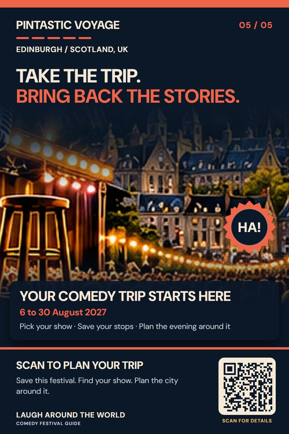 Pin 5 of 5: Take the trip. Bring back the stories.