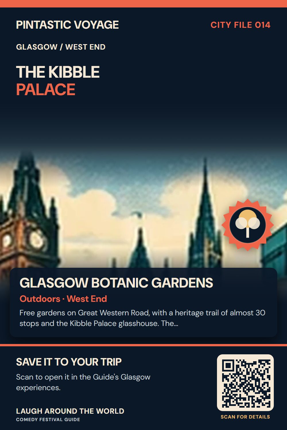 Pin: Glasgow Botanic Gardens, outdoors in West End, Glasgow