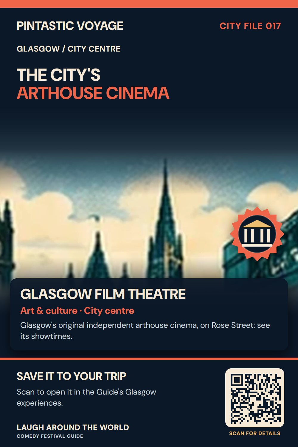 Pin: Glasgow Film Theatre, art & culture in City centre, Glasgow