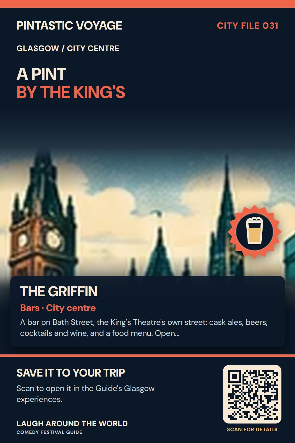 Pin: The Griffin, bars in City centre, Glasgow