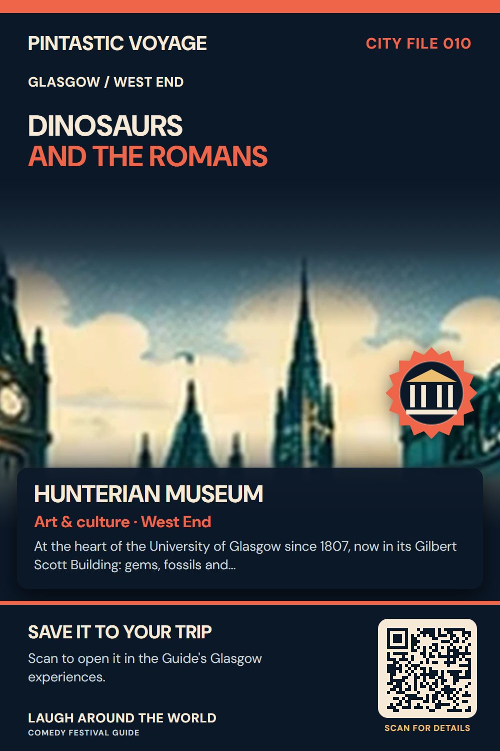 Pin: Hunterian Museum, art & culture in West End, Glasgow