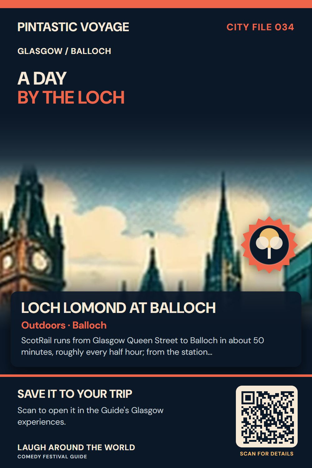 Pin: Loch Lomond at Balloch, outdoors in Balloch, Glasgow
