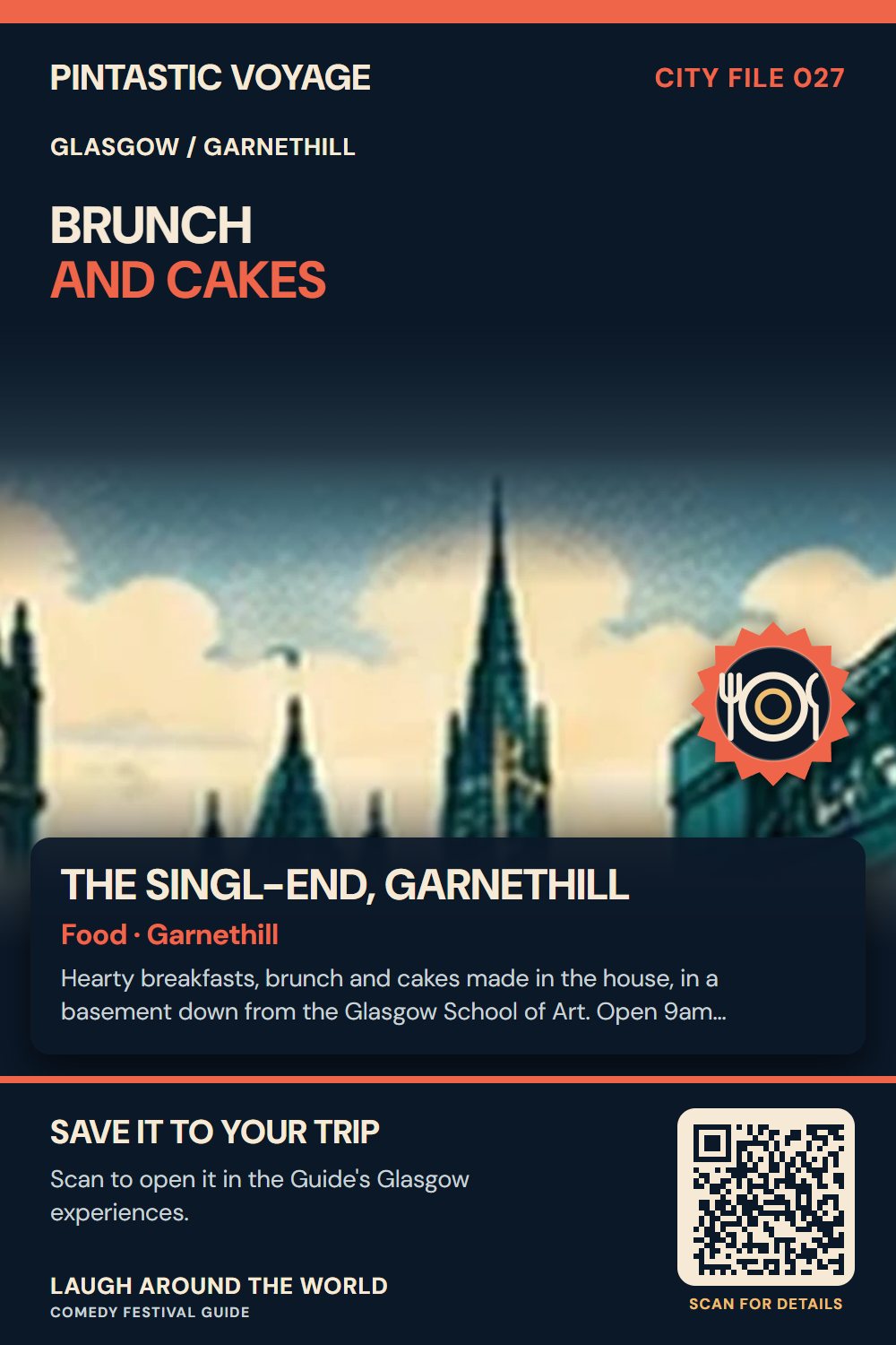 Pin: The Singl-end, Garnethill, food in Garnethill, Glasgow