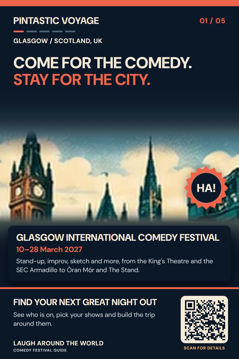 Pin: Glasgow and Glasgow International Comedy Festival