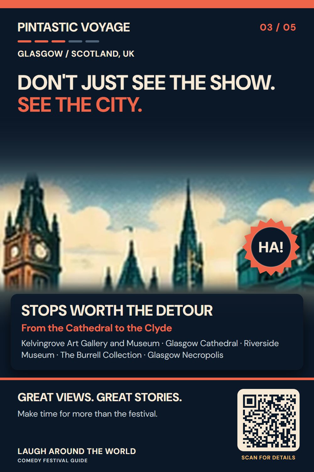 Pin 3 of 5: Don't just see the show. See the city.