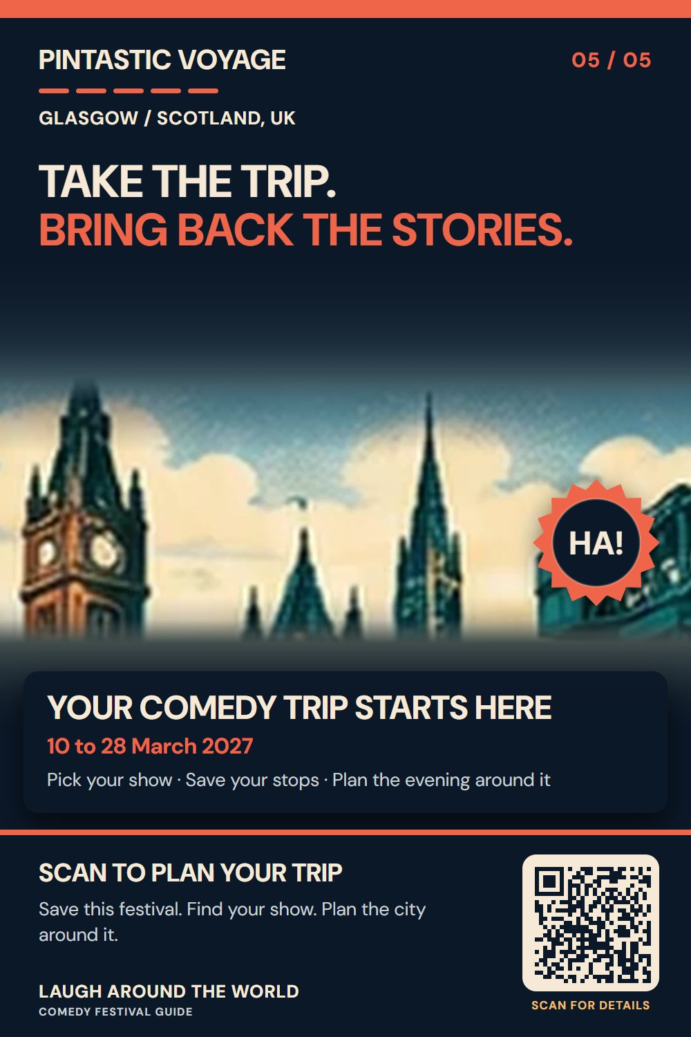 Pin 5 of 5: Take the trip. Bring back the stories.