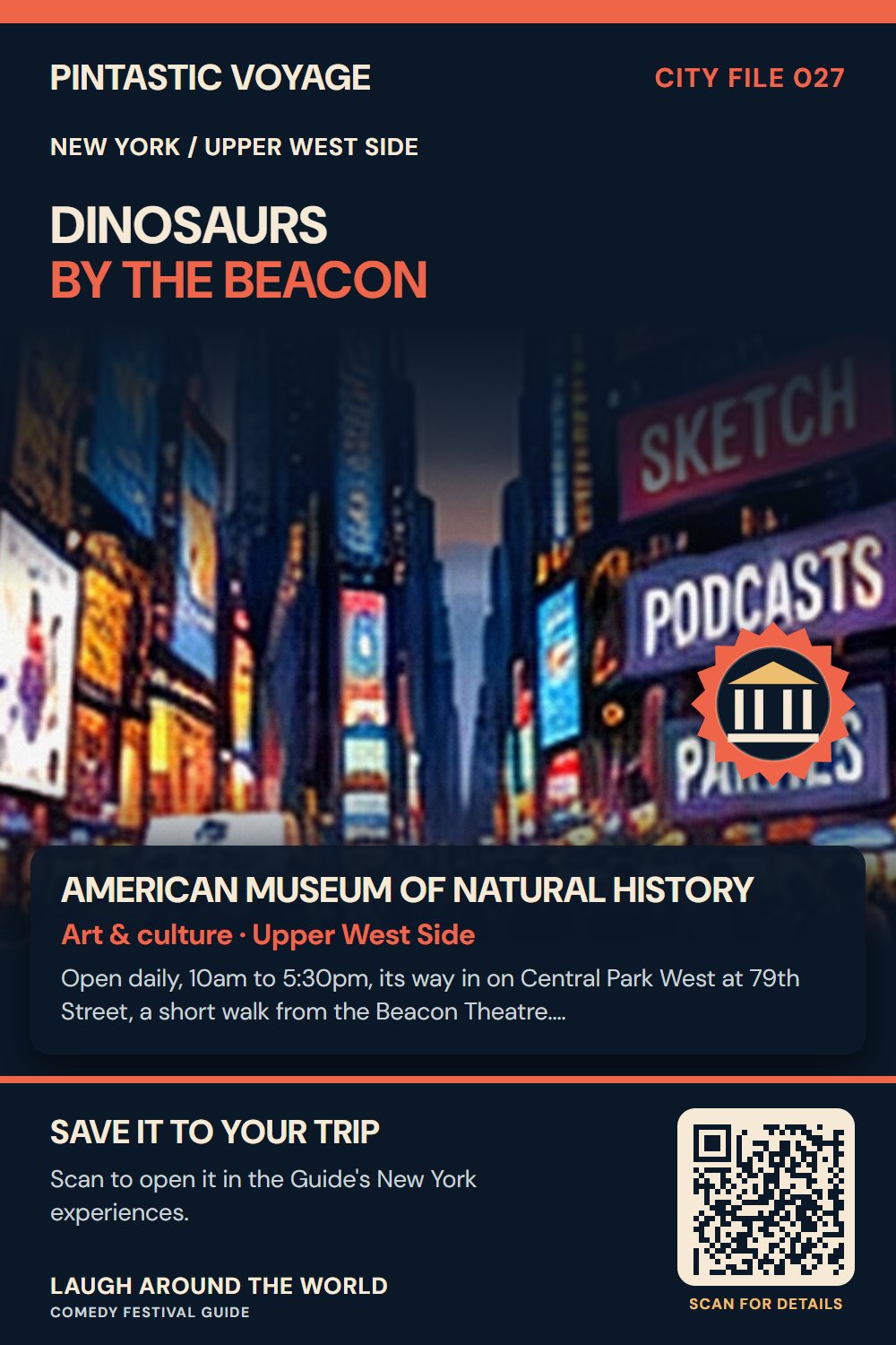 Pin: American Museum of Natural History, art & culture in Upper West Side, New York