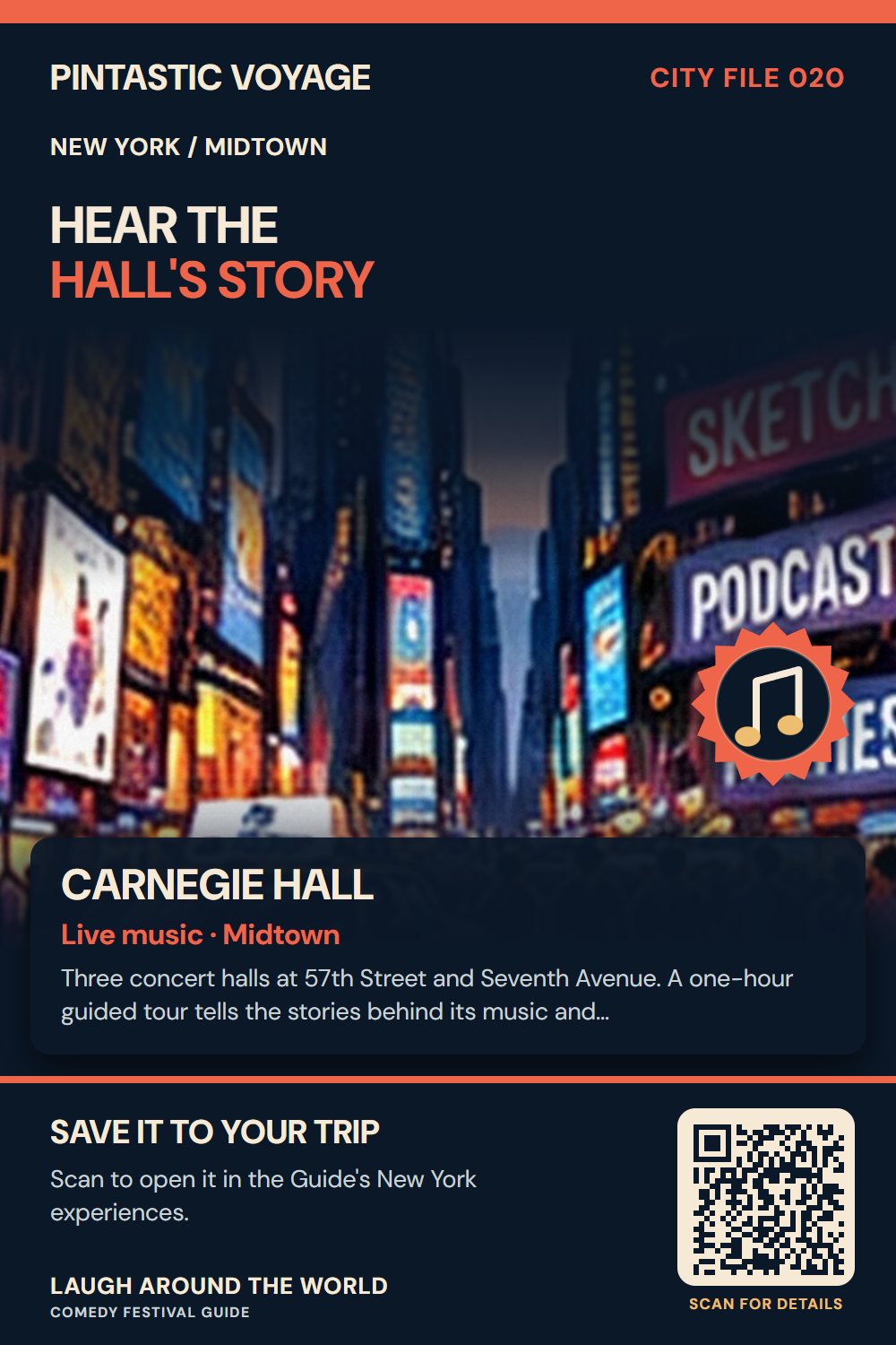 Pin: Carnegie Hall, live music in Midtown, New York