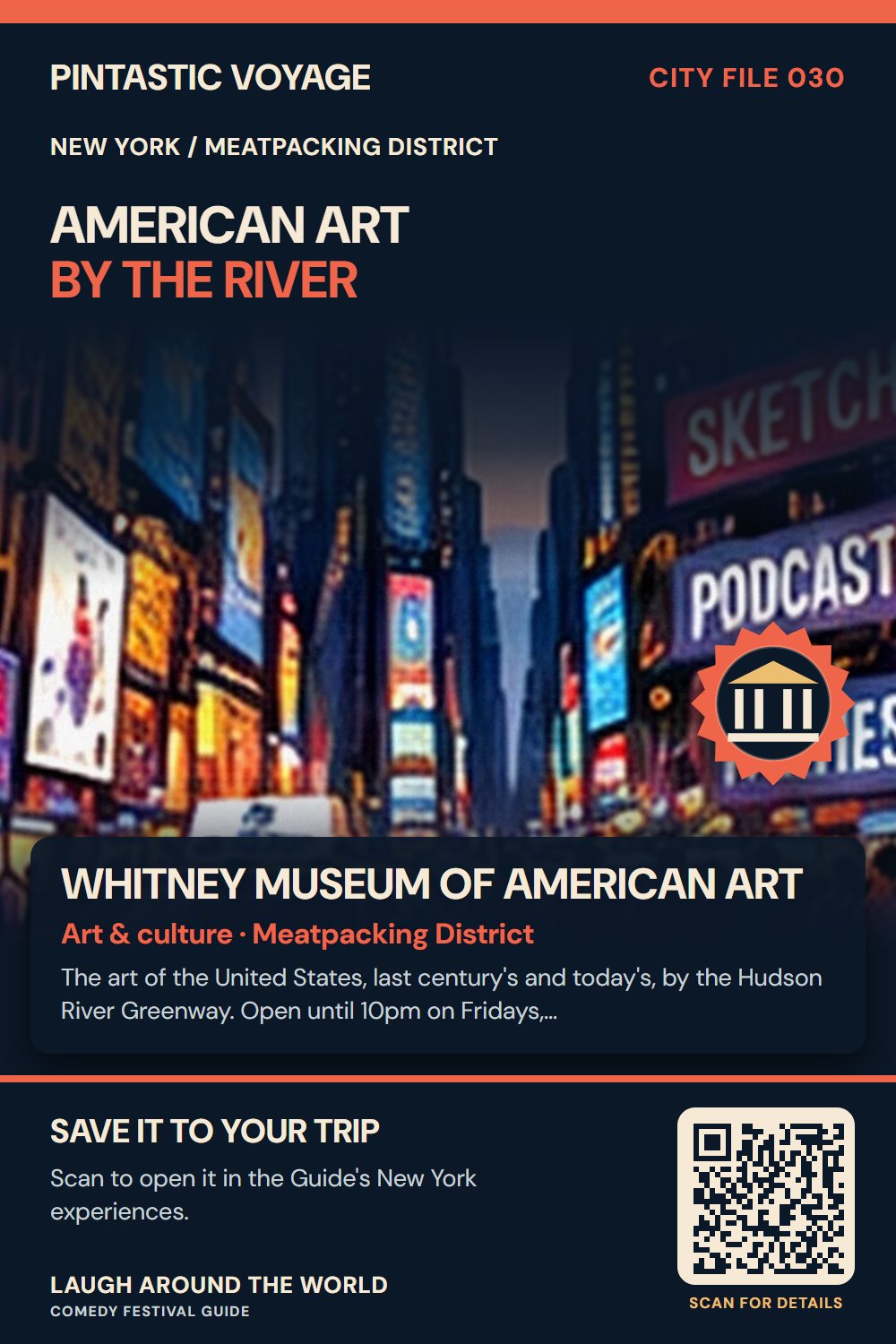 Pin: Whitney Museum of American Art, art & culture in Meatpacking District, New York