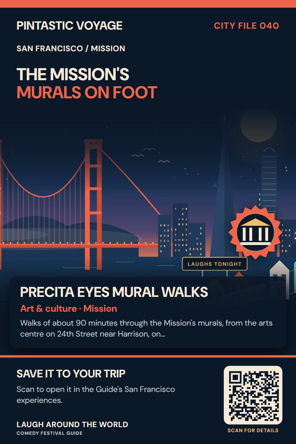 Pin: Precita Eyes Mural Walks, art & culture in Mission, San Francisco
