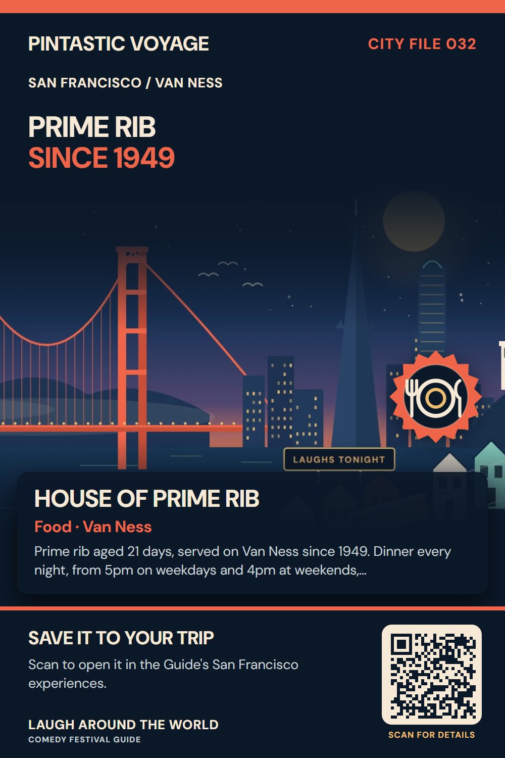 Pin: House of Prime Rib, food in Van Ness, San Francisco