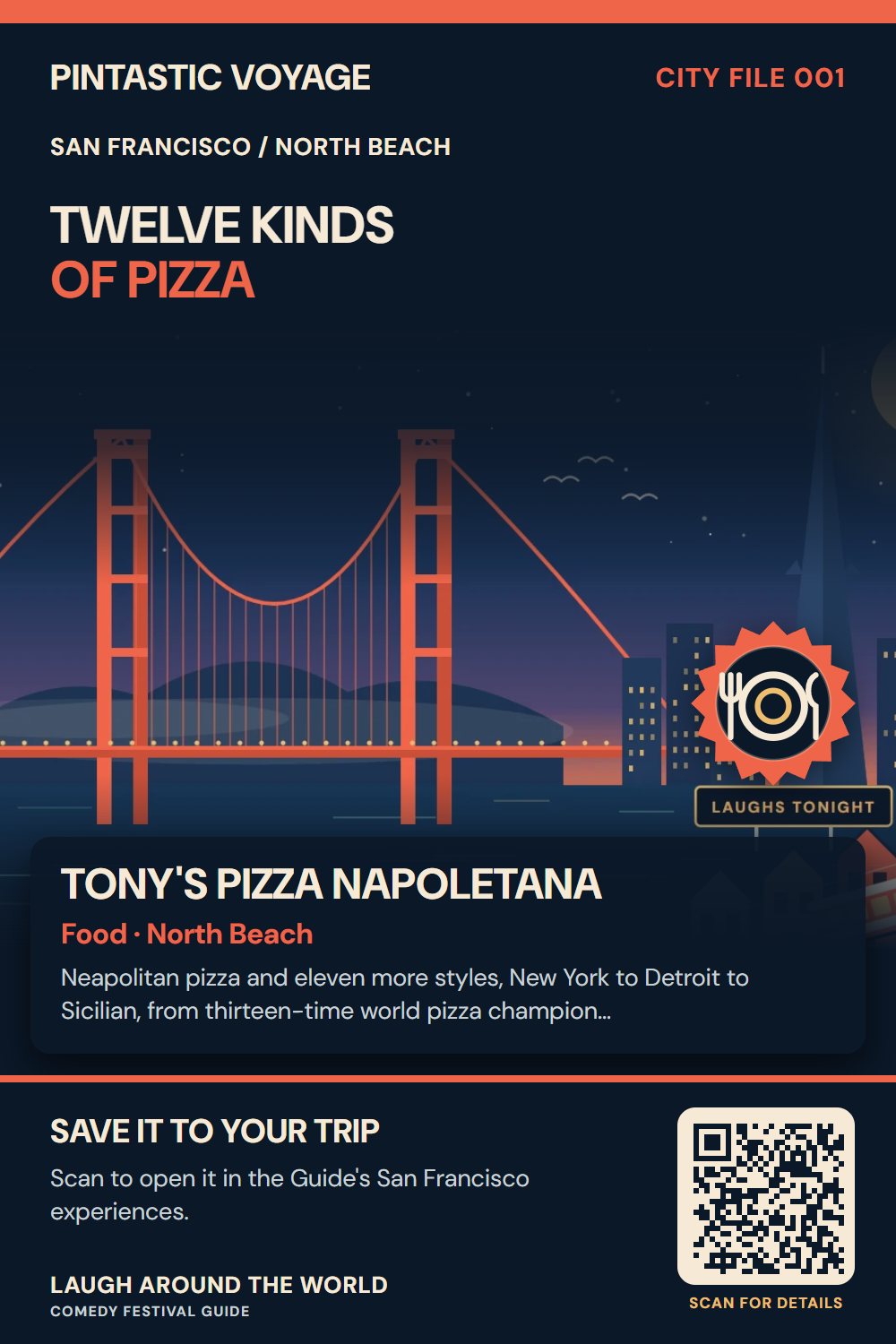 Pin: Tony's Pizza Napoletana, food in North Beach, San Francisco